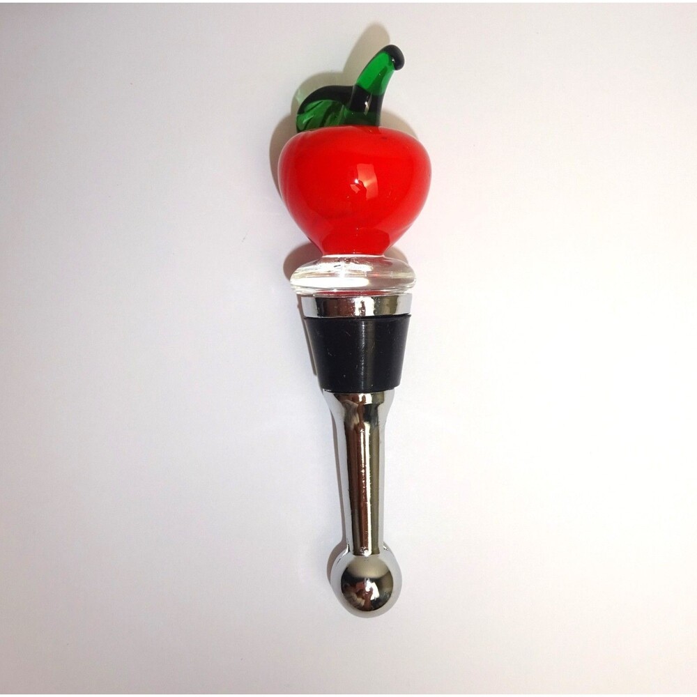 LSARTS Glass Apple Wine Stopper 🍏 Gift Box Included